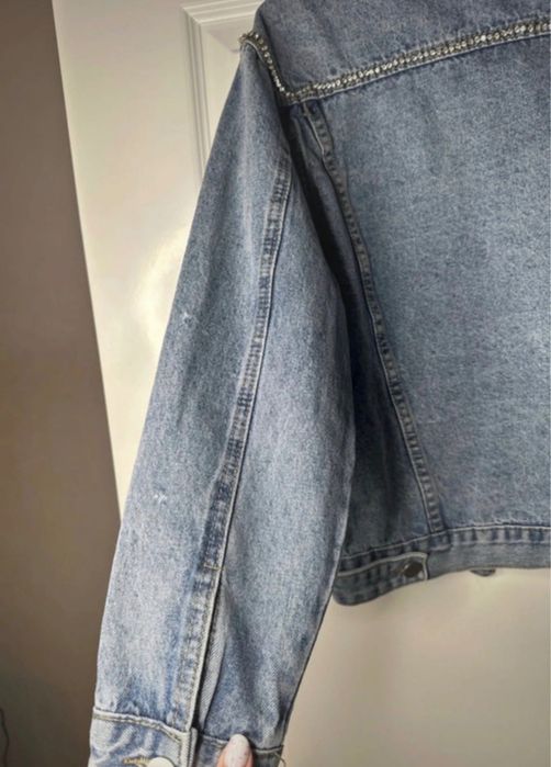 Geacă din Denim cu pietre