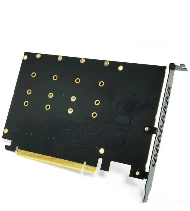 Адаптер SSD-M2х4/PCI-E4.0 X16 для NVMe SSD х4