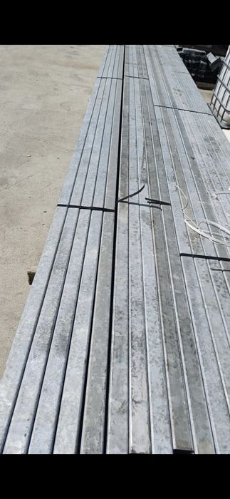 Teava rectangulara  zincata, profil zincat, profile acoperis, zincate