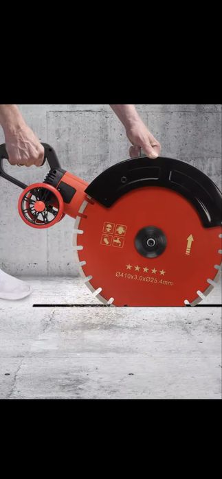 Vand Ferestrau electric, Beton armat, Caramida, Marmura, Disc 410 mm