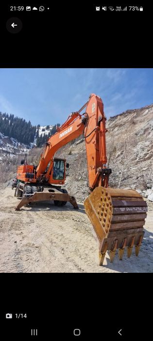 Услуги колесного эксковатора 210 кубовик