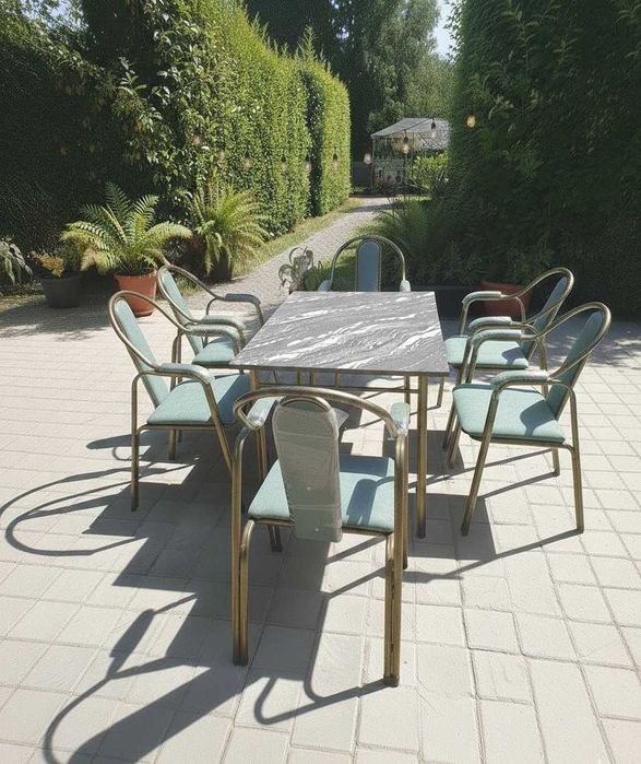 Жозиба металл стол ва стуллар Металлические столы и стулья Жозиба