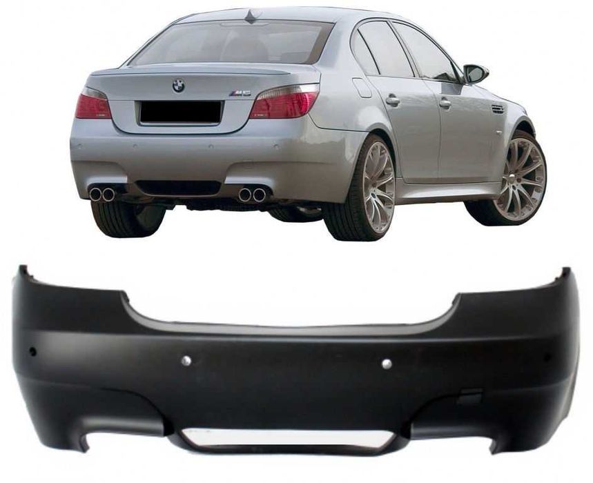 Бампер задний BMW E60 (M-Tech, M-Look, M-Style)