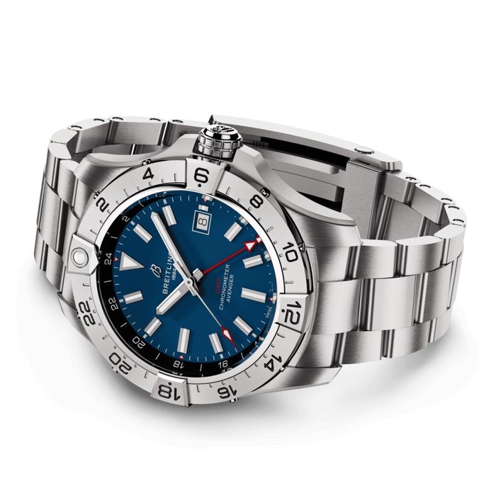 Часовник Breitling Avenger GMT 44 Automatic Blue Dial
