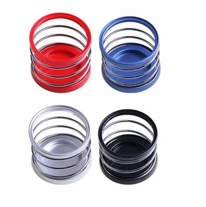 Универсална поставка за чаша за кола, тип спирала - 4 цвята.