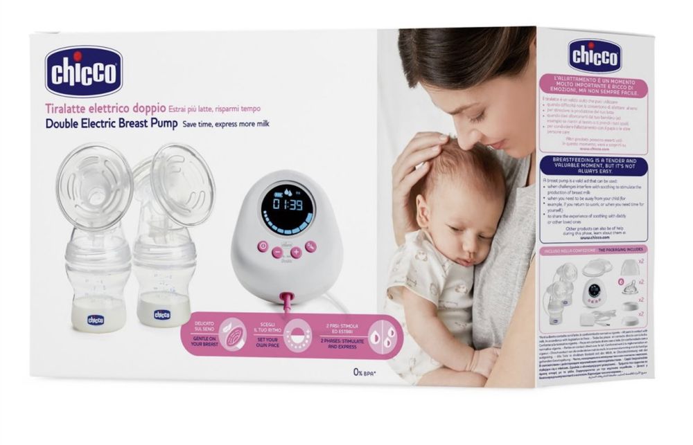 Pompa de san electrica dubla Chicco Naturally Me