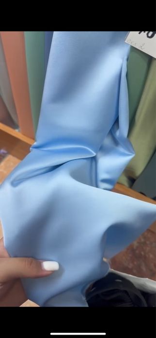 Платье небесно голубого цвета