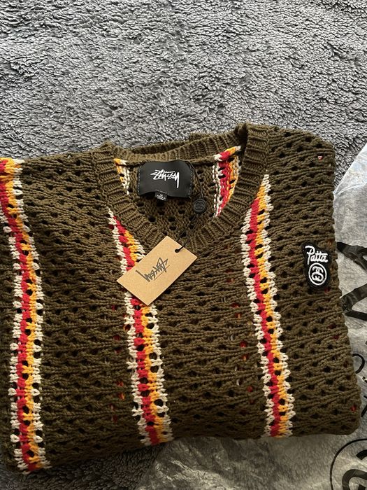 Hanorac tricotat stussy patta