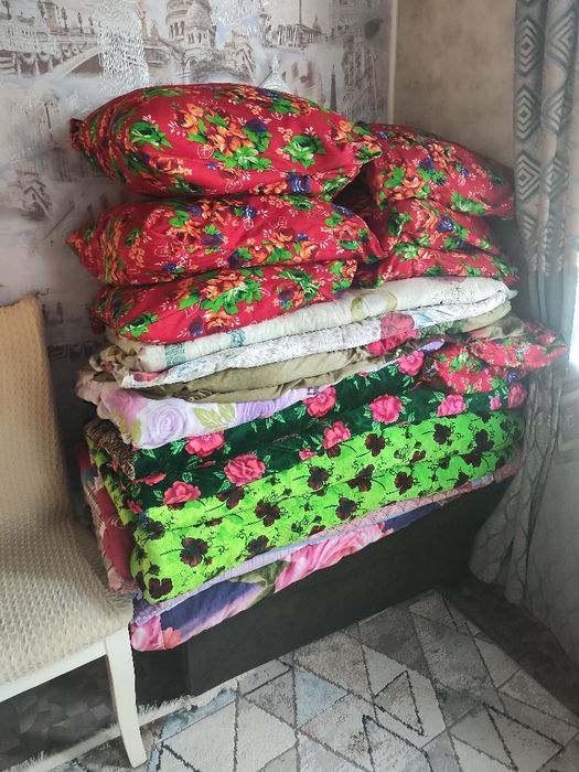 Жастық, көрпе, көрпешелер