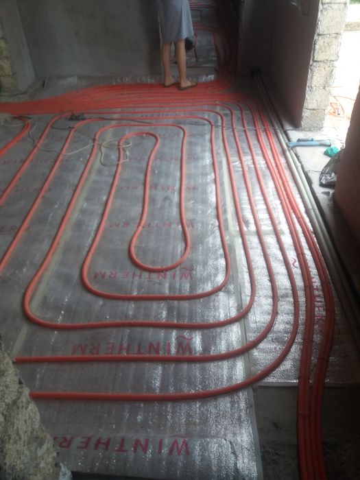 Тёплый пол улитка