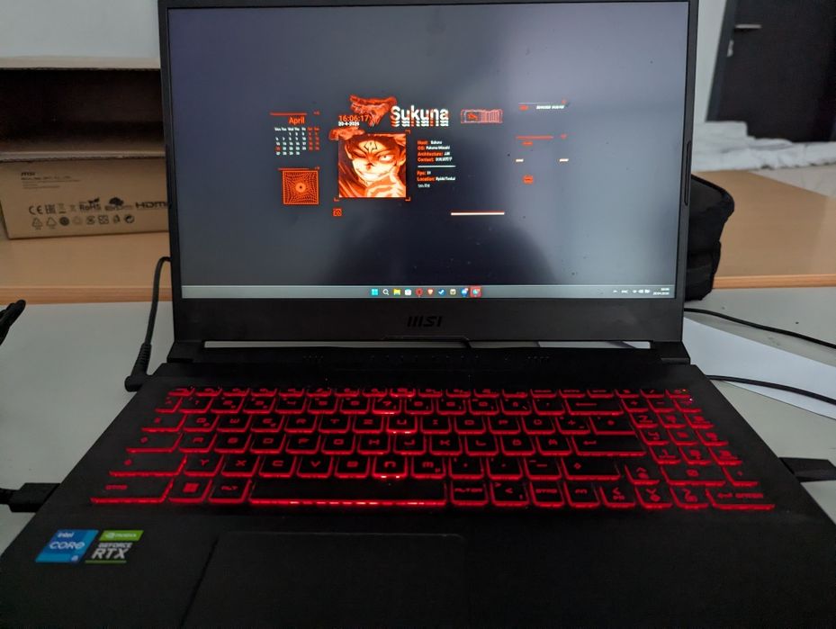 Продам ноутбук Msi  katana Gx66 rtx3060