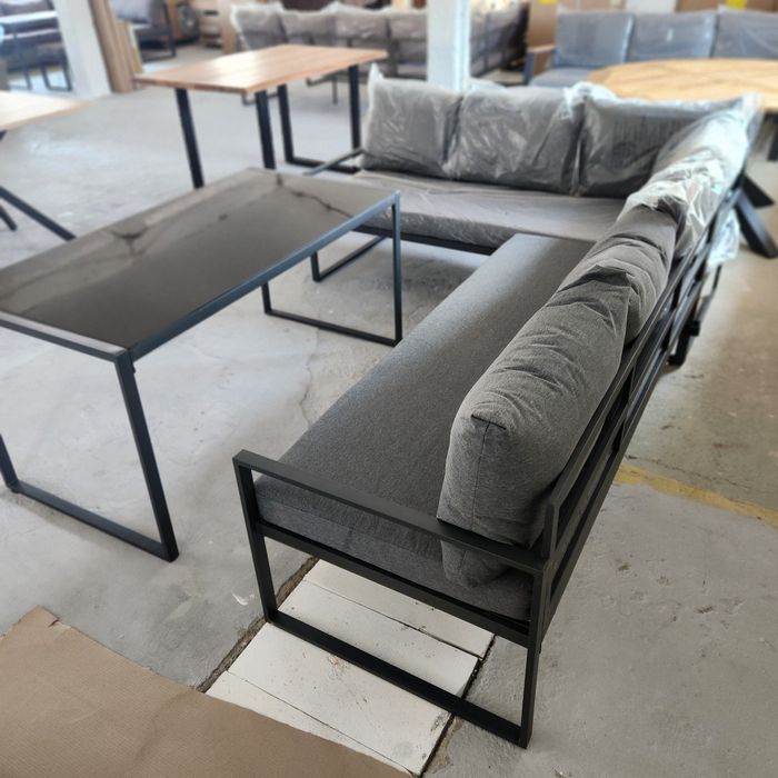 LICHIDARE STOC Set grădină metalic cu masă înaltă