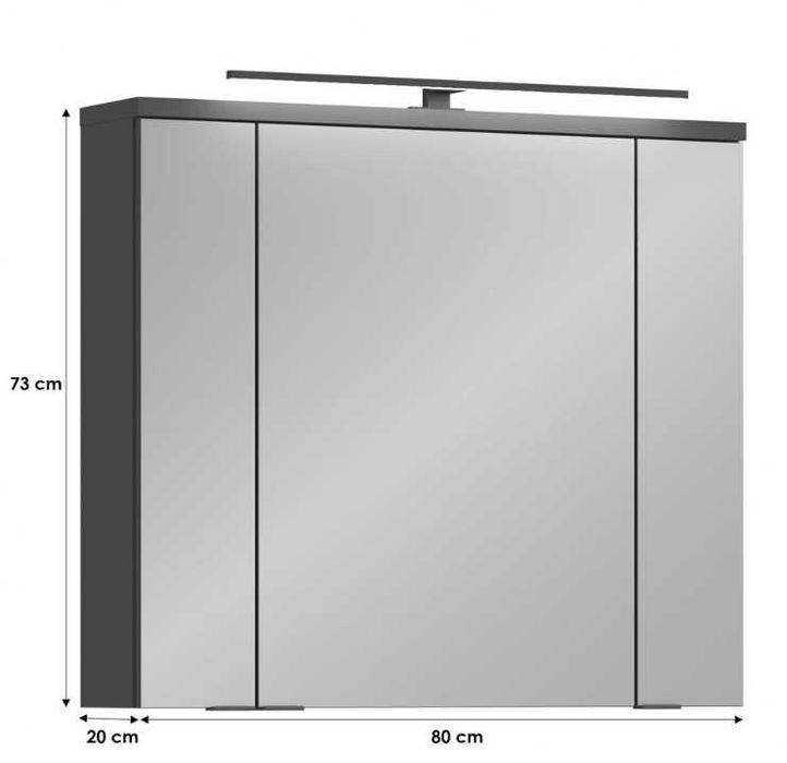 Шкаф за баня - Manhatan - чисто нов