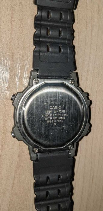 часы casio w-727h-1vhdr. Коллекционный экземпляр