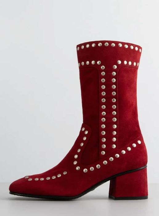 Coach Bootie With Rivets нови оригинални дамски боти