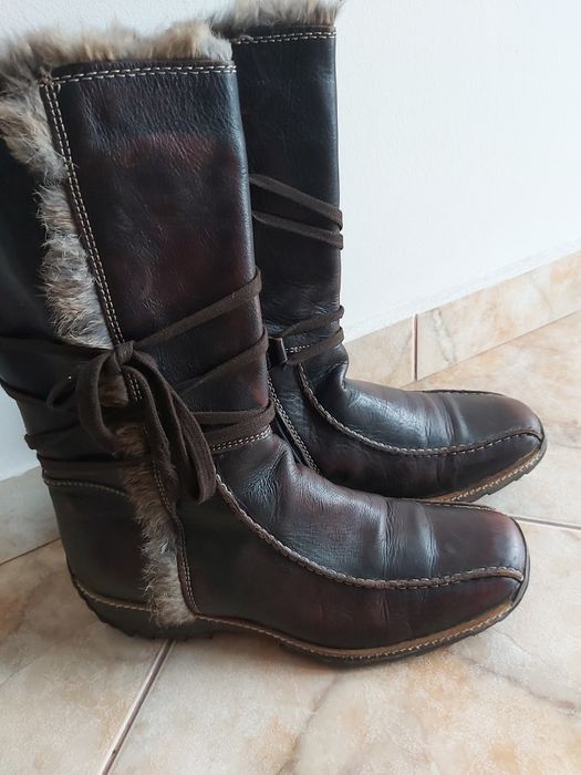 Cizme piele femei