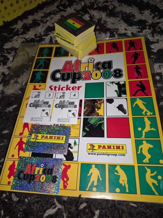 Africa Cup 2008 stikere panini set complet + album