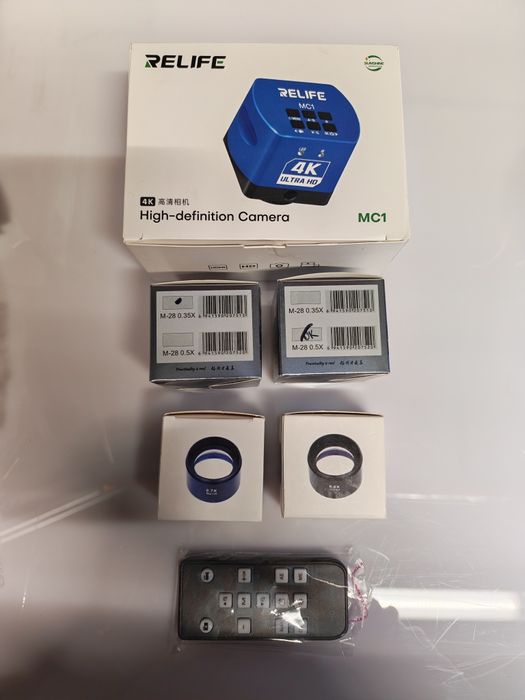 Microscop trinocular + camera 4k