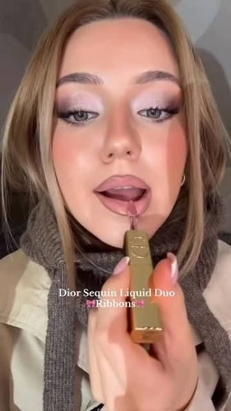 Dior 220 sequin rouge duo оригинално блестящо червило Ribbons