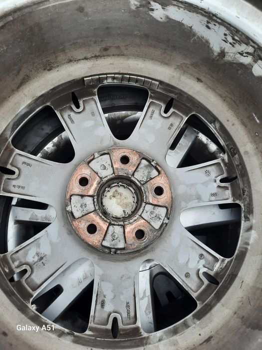 Ляти джанти с гуми 5×112,18цола, фолксваген ДЖИП.