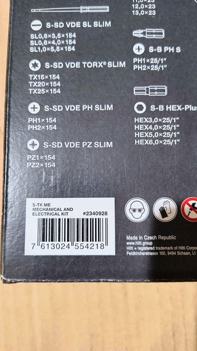 Hilti electrical kit 1000v