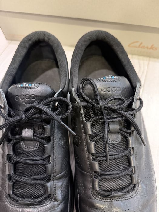 Оригинални кожени сникърси/кецове Ecco Goretex номер 46, стелка 30см