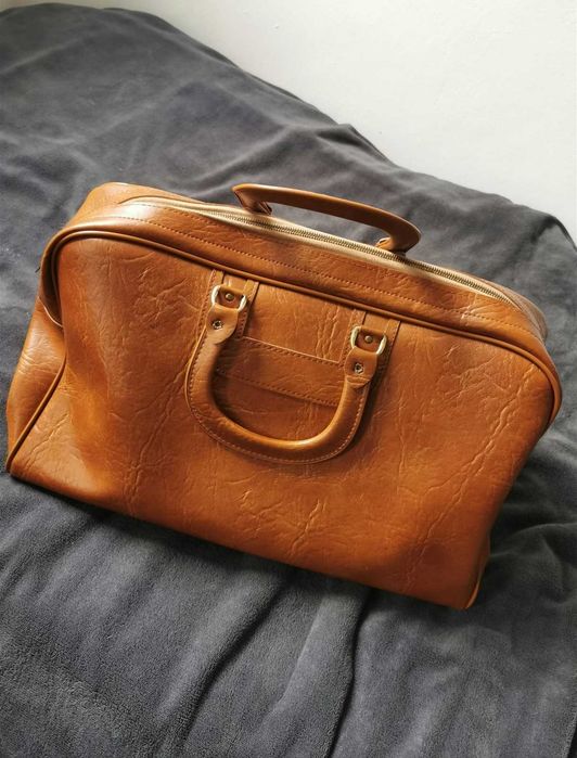 Geanta voiaj vintages piele