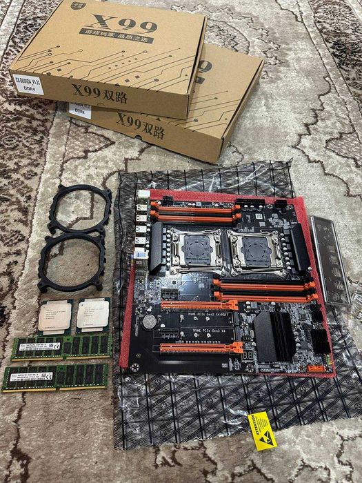 Новый Комплект X99 / 20 ядер - 40 потока / 32gb DDR4