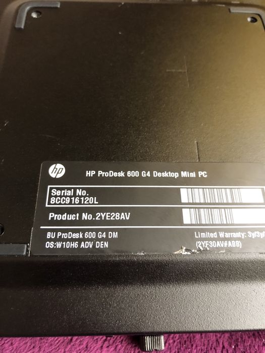 Mini Pc Hp Prodesk I7 8700 16 gb 512 ssd