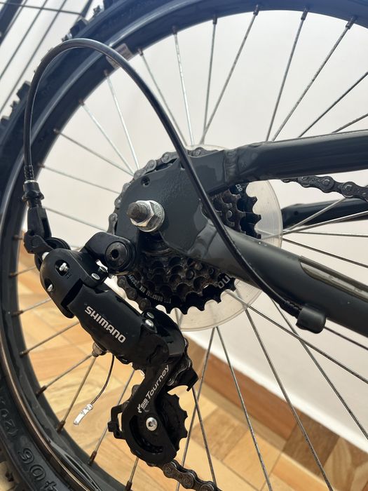 Bicicletă copii / tineret MTB Wyldee 20 inch, cadru Aluminiu, Shimano Tourney, frână disc Promax