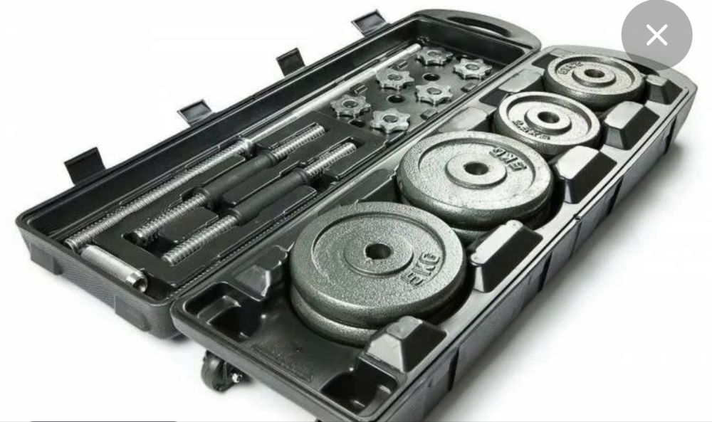 Набор гантелей новые