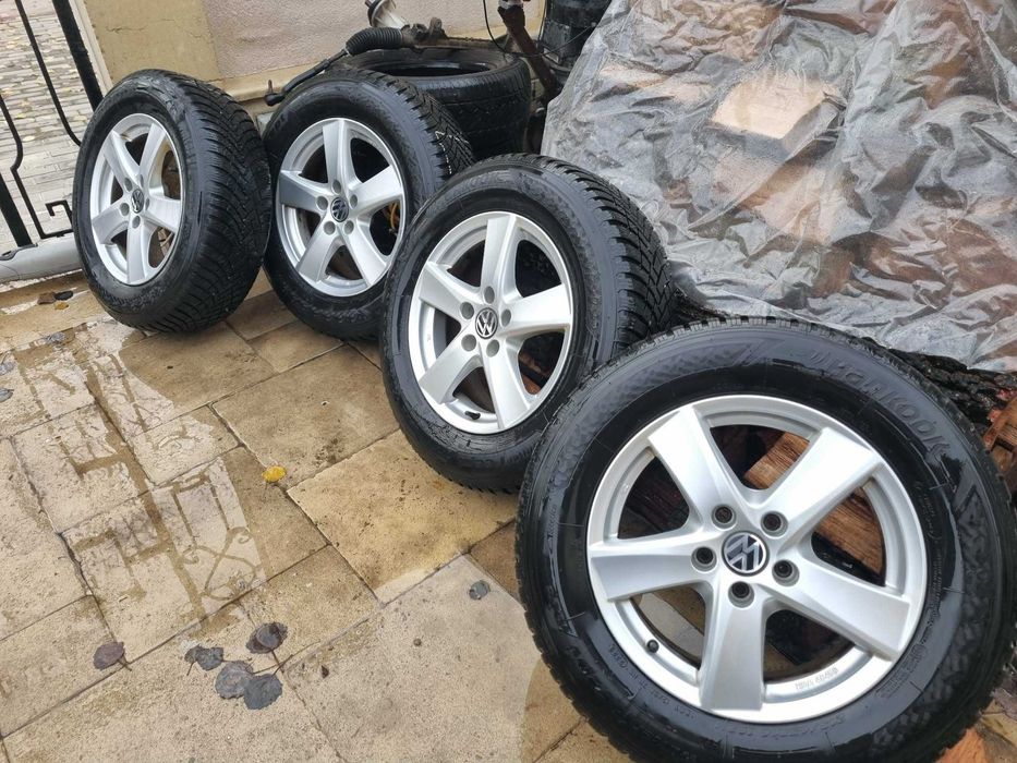 Genti aliaj cu cauciucuri de iarna  Vw Tiguan  5x112