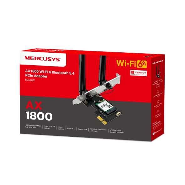 Mercusys MA30E/530/70XE/80XE/86XE Адаптер PCIe с поддержкой/