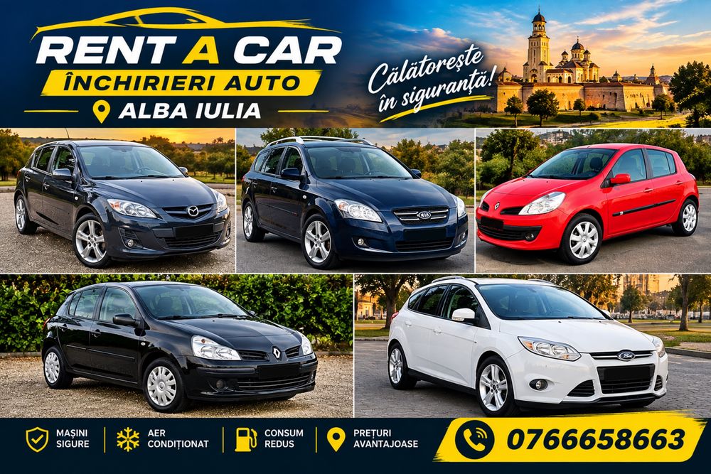 * Rent a Car Alba Iulia – Închirieri Auto Avantajoase *  transfer aeroport