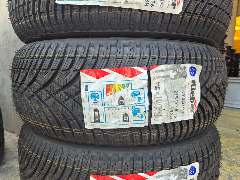 4 Anvelope M+S IARNA - 215/55/16 - KLEBER - NOU - DOT 2020 !