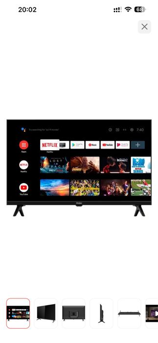 Продам телевизор Haier 55” 140см