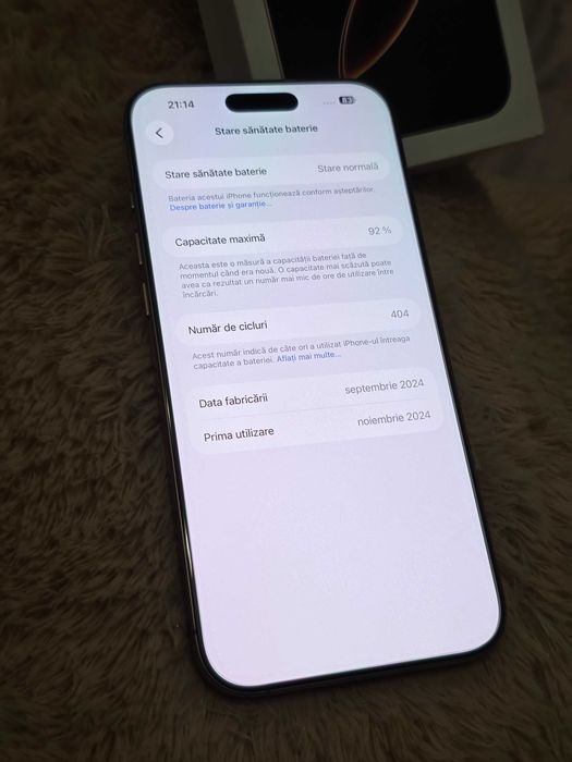 iPhone 16 Pro Max 256GB Desert