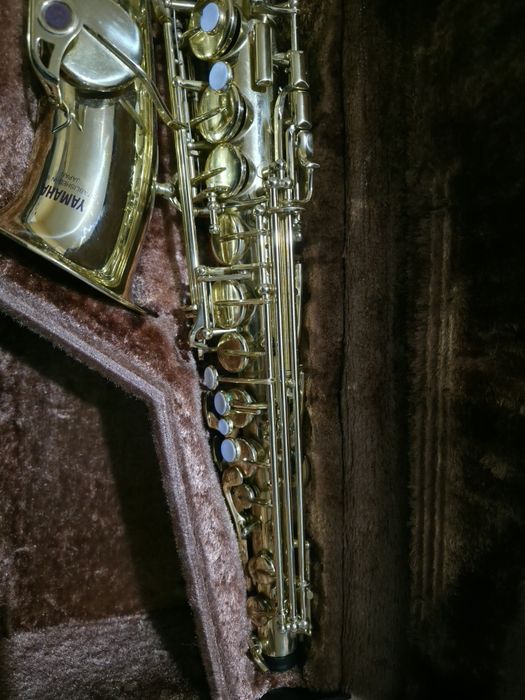 Алт саксофон Yamaha yas 32 purple logo made in japan