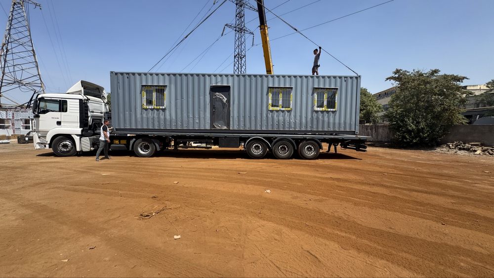 Konteynir ofis контейнер под офис 40 футовы