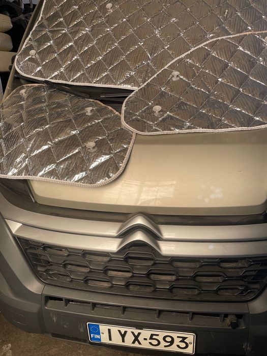 Isoflex термо защитен сенник за Fiat Ducato, Citroen Jumper, Peugeot Boxer 3 части