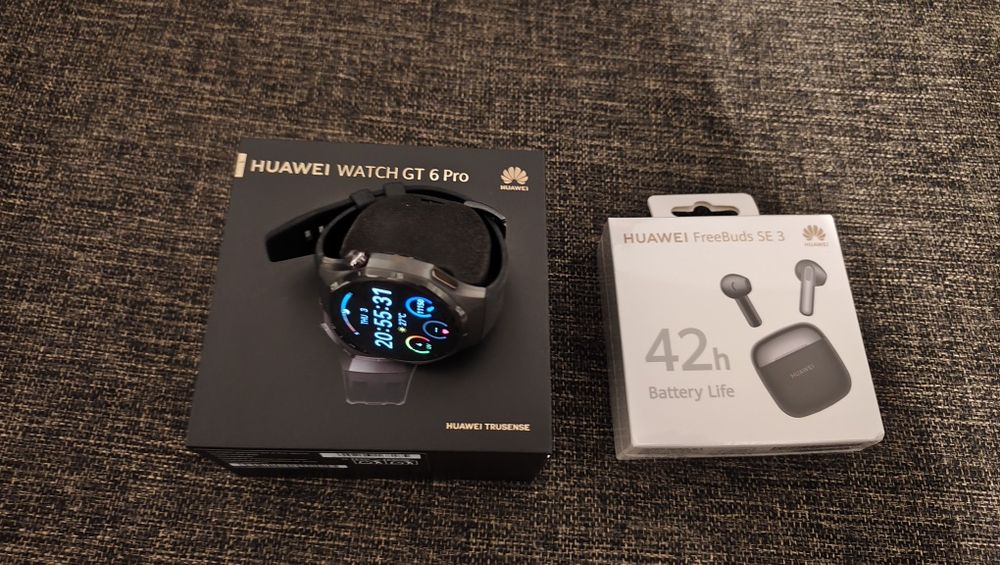 Huawei GT6 PRO black titanium , nou , bonus căști Huawei Free Buds SE 3