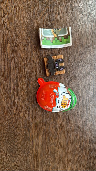 Оригинальные фигурки Minecraft Kinder Joy без дефектов