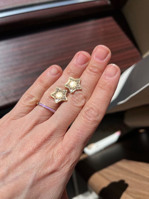 Morellato сребърни обеци с розово златно покритие