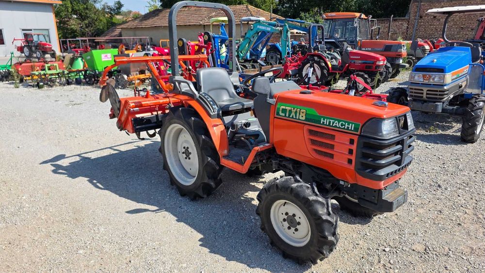 Японски трактор Kubota GB180 (Hitachi CTX18) с фреза, 4x4, 18 кс., АграБГ Джолев