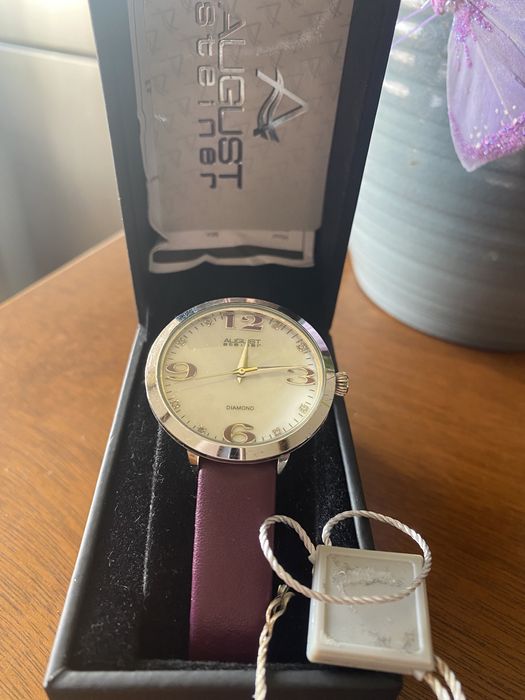 Ceas August Steiner cu diamante, nou