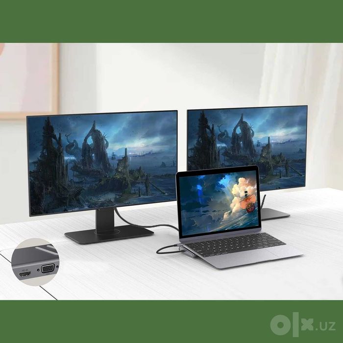 USB-C Docking Station 14-in-1 (HDMI 4K, LAN, PD 100W)