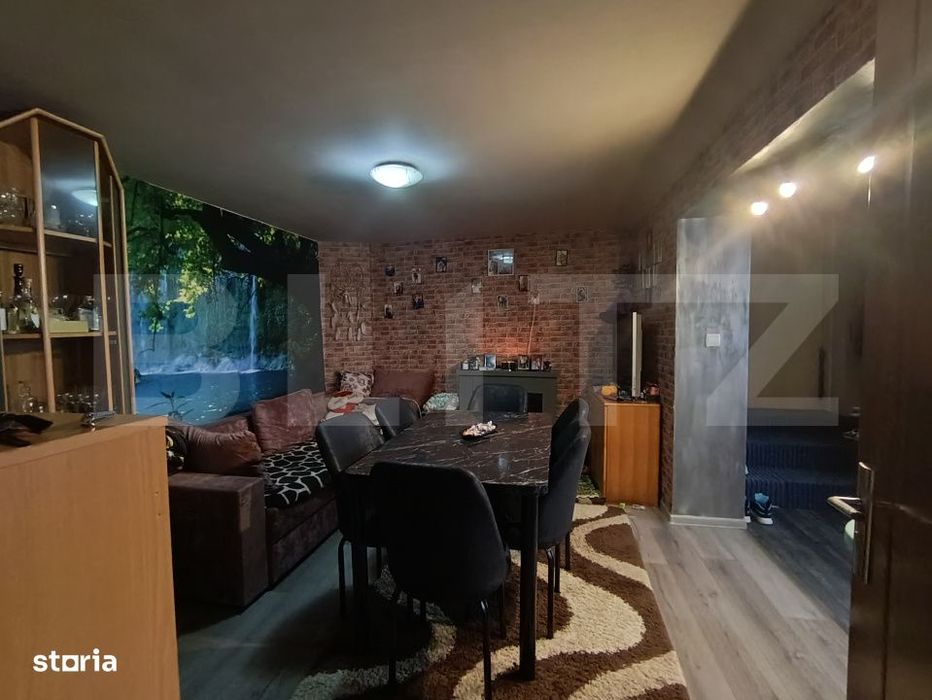 Casa cu 3 camere bucatarie si baie, suprafata utila 85 mp si un teren