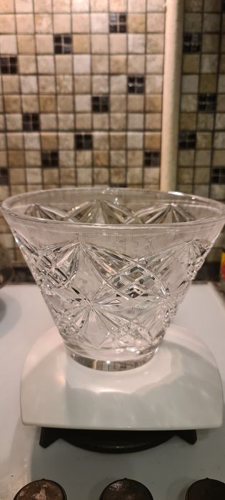 Ваза салатник хрусталь