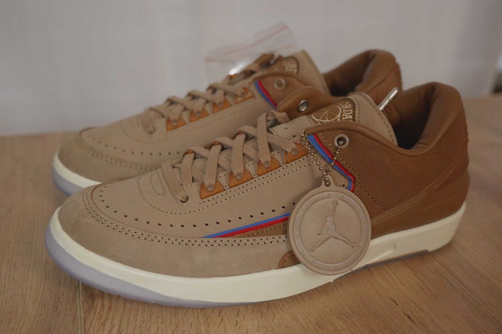 Нови! Air Jordan 2 x Two 18 Low Rocky Tan - 38 номер Унисекс