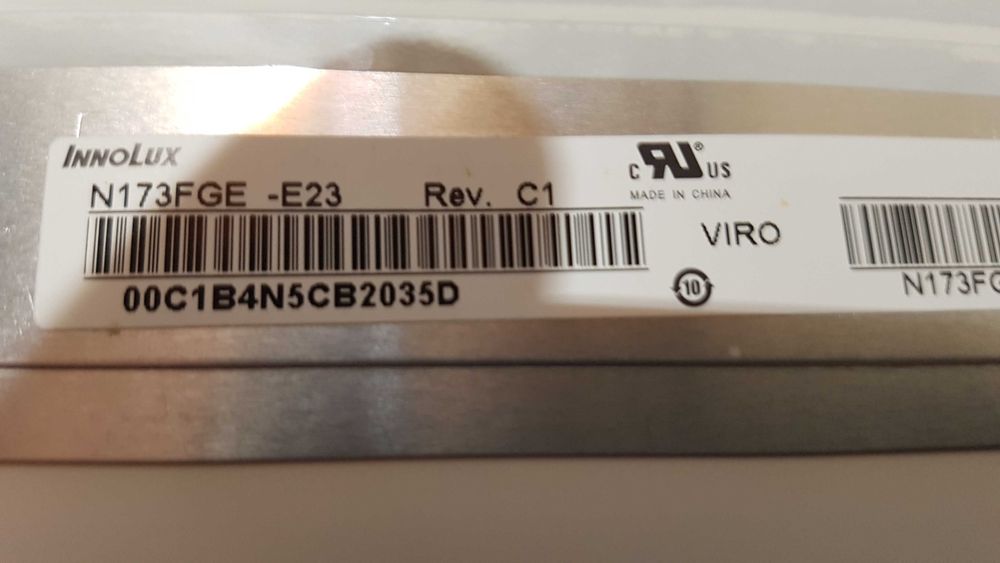 Ecran laptop LED N173FGE-E23 Rev.C1 17.3'' 1600x900 30pin EDP